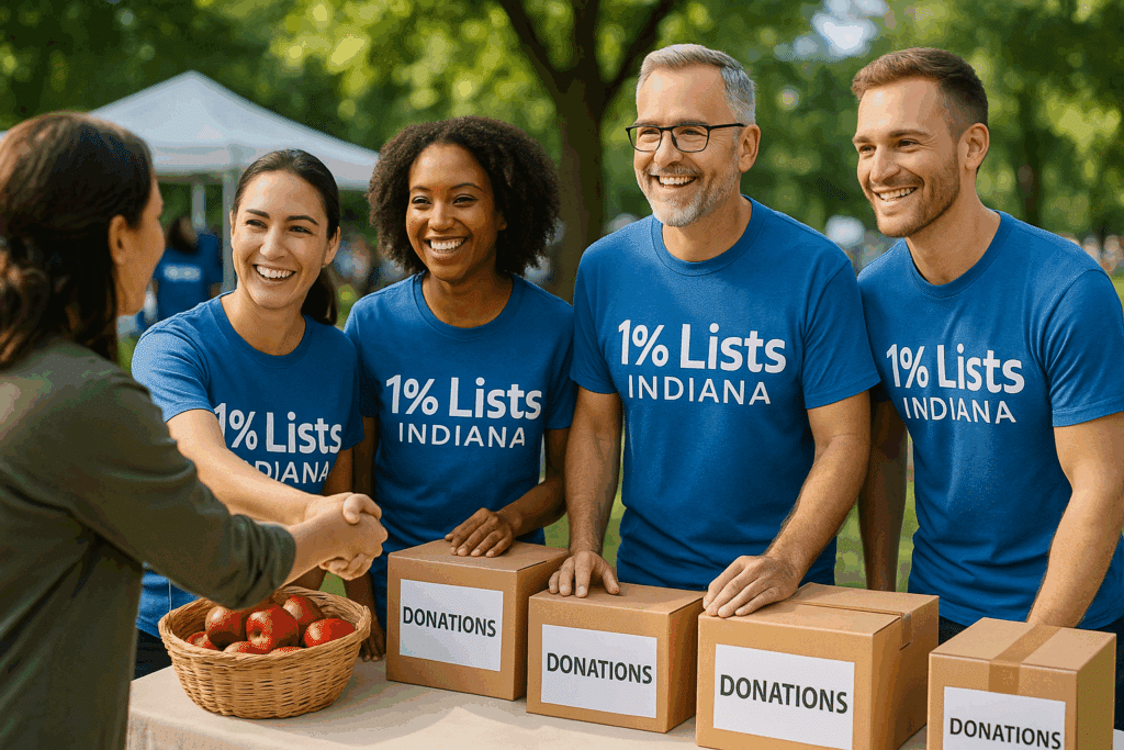 1% Lists Indiana community Columbus IN – Local real estate team giving back.