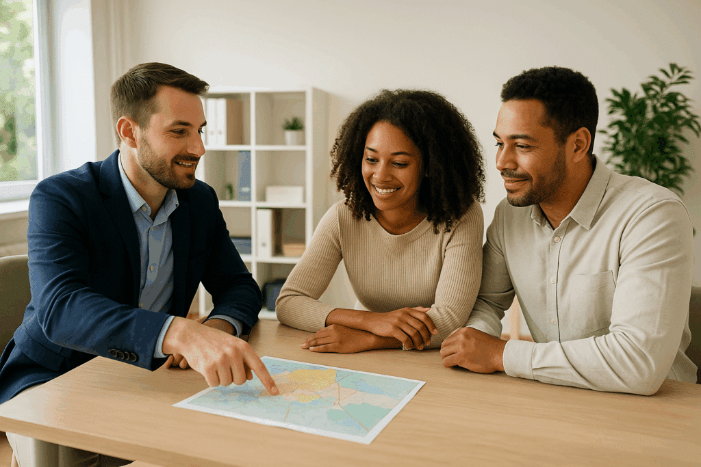 1% Lists Indiana service area Columbus IN – Real estate coverage map and local agents.